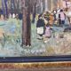 Marko stupar oil on canvas framed park in paris