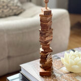 Vintage wooden domino game