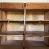 Oak storage cabinet