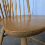 Chaise de salle à manger de style Windsor vintage : cuisine de ferme rustique