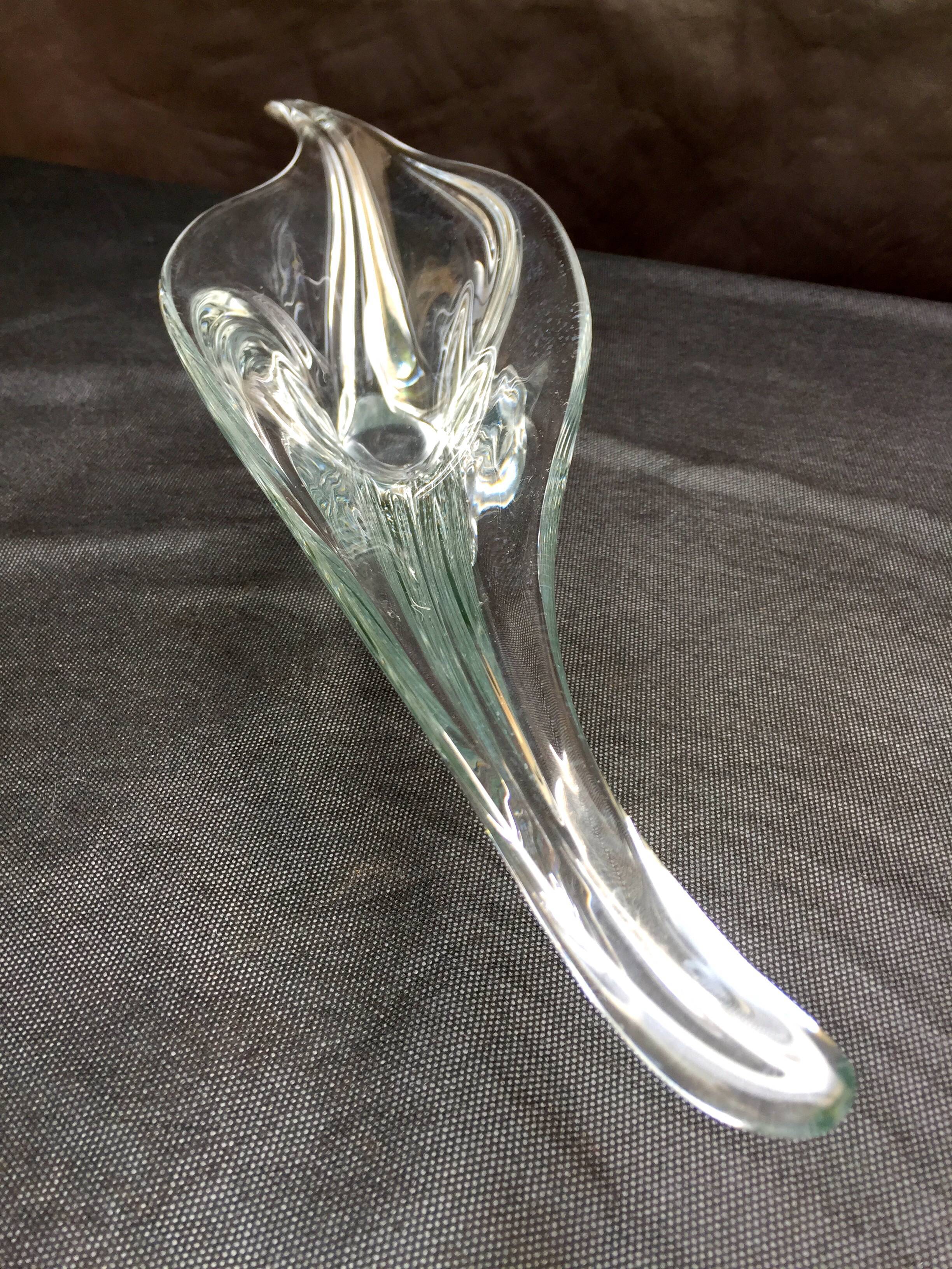 Long crystal fruit cup 1950 for thread or center table