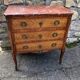 Commode marqueterie style transition