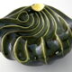 Vintage ashtray 1950 two-tone ceramic