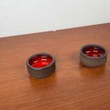 Small modern Danish studio pottery bowls from the mid-century, 1960s, set of 2.