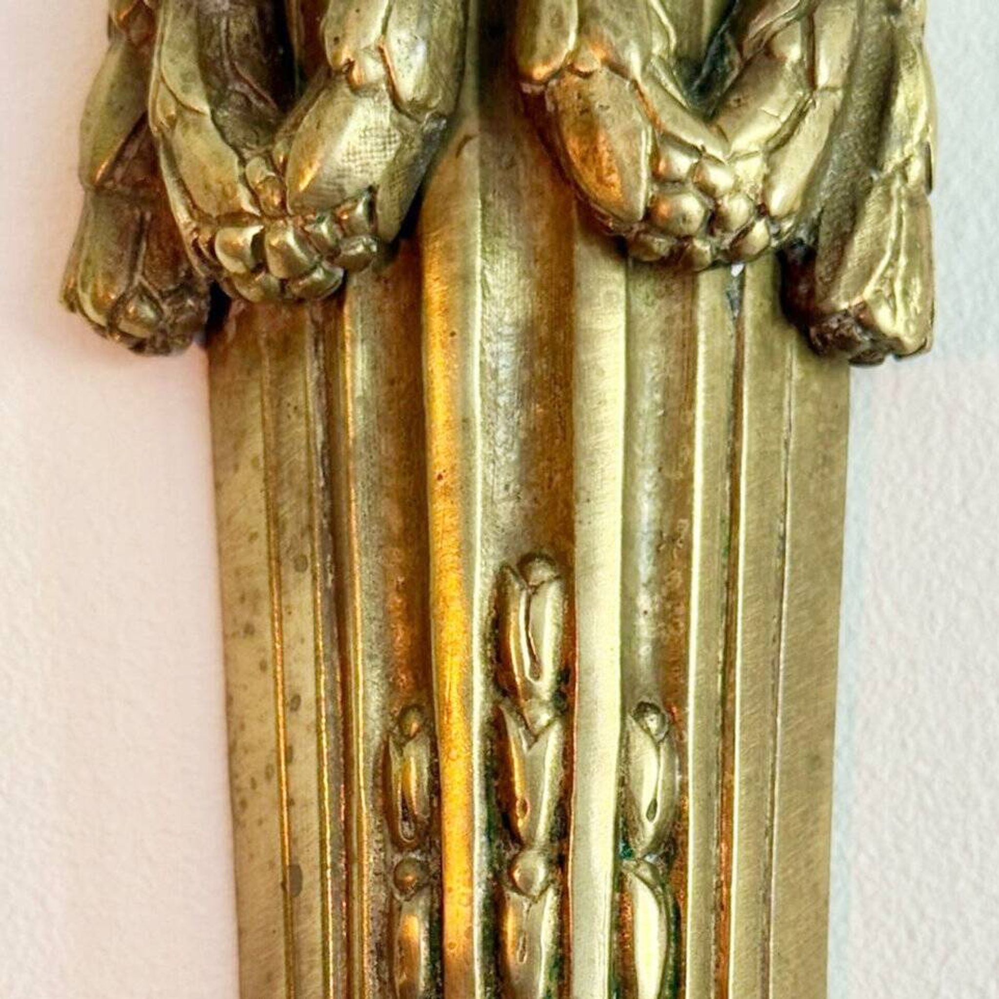 Pair of Mid-19th Century Napoleon III 2-Branch Gilt Bronze Candle Sconces