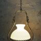 Old suspension in opaline and brass