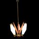 Italian opaline glass light pendant 1950’s