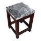 Tabourets vintage en pierre et bois x 1