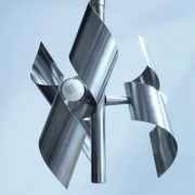 Lustre en Inox, style Space Age - 1960