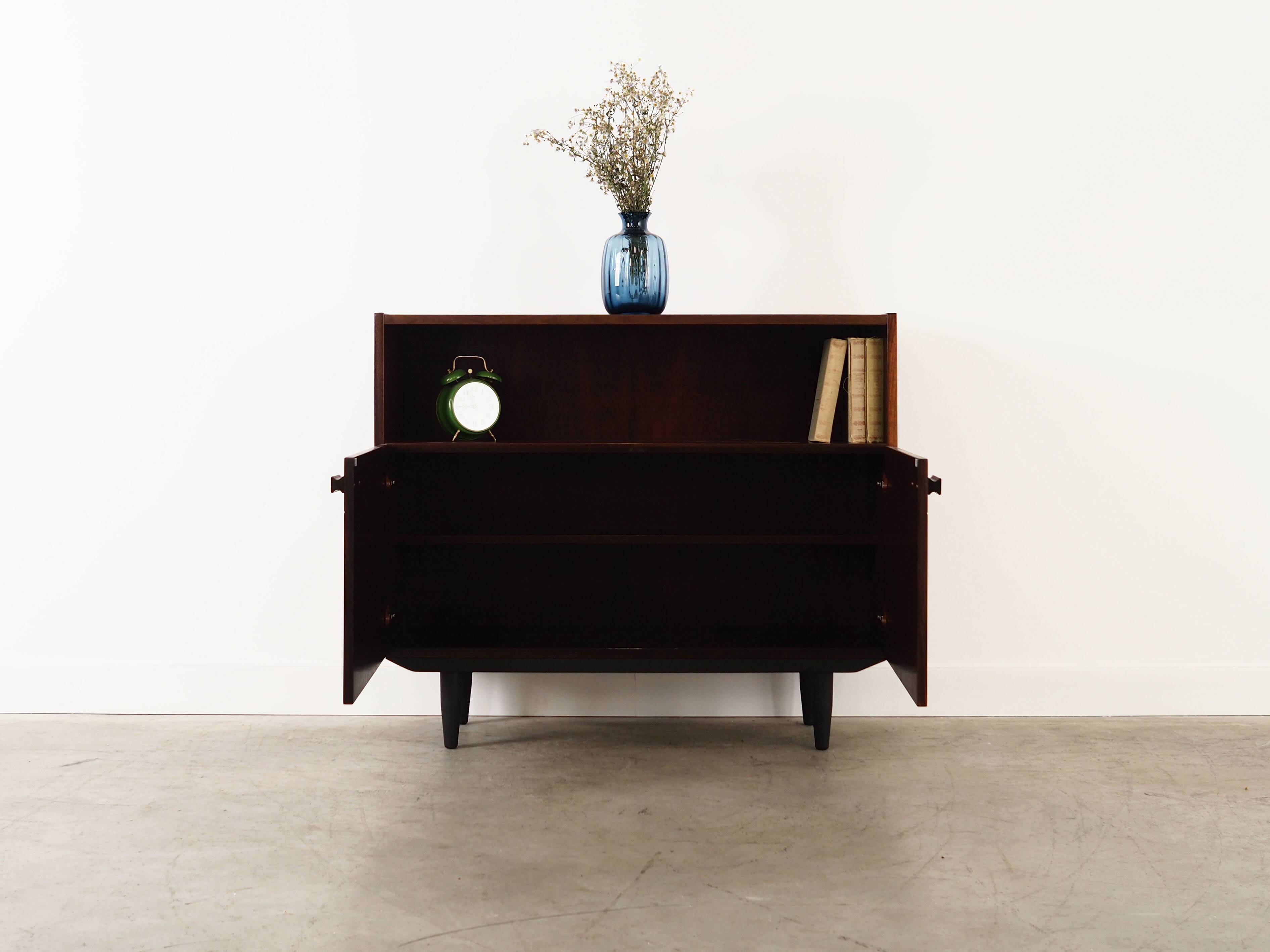 Meuble en palissandre, design danois, années 1970, fabrication : Danemark