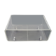 70s transparent plexiglass coffee table