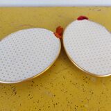 Pair of vintage butterfly frames