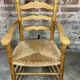 Paillé armchair in natural wood 1980
