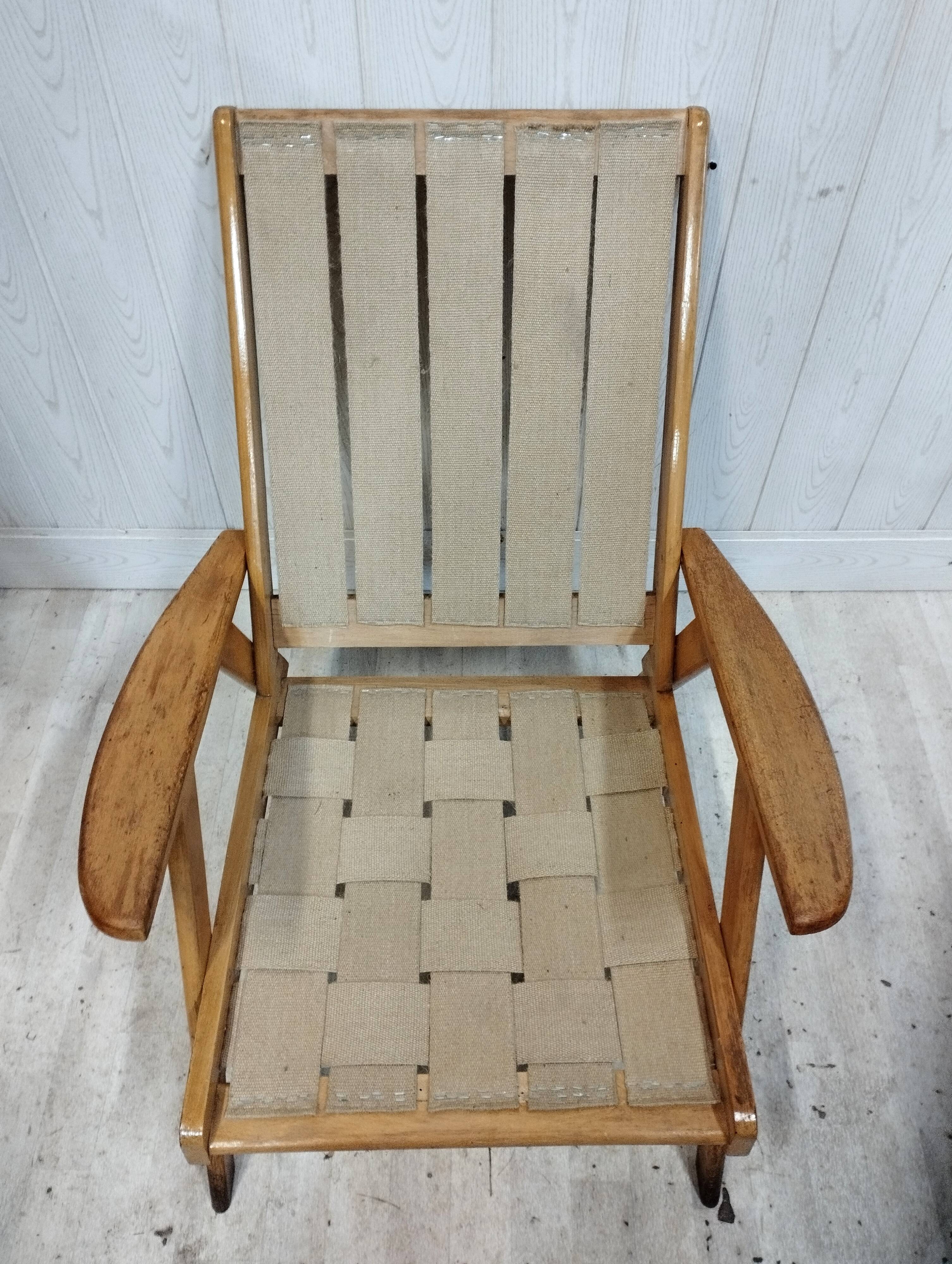 Vintage armchair compass feet