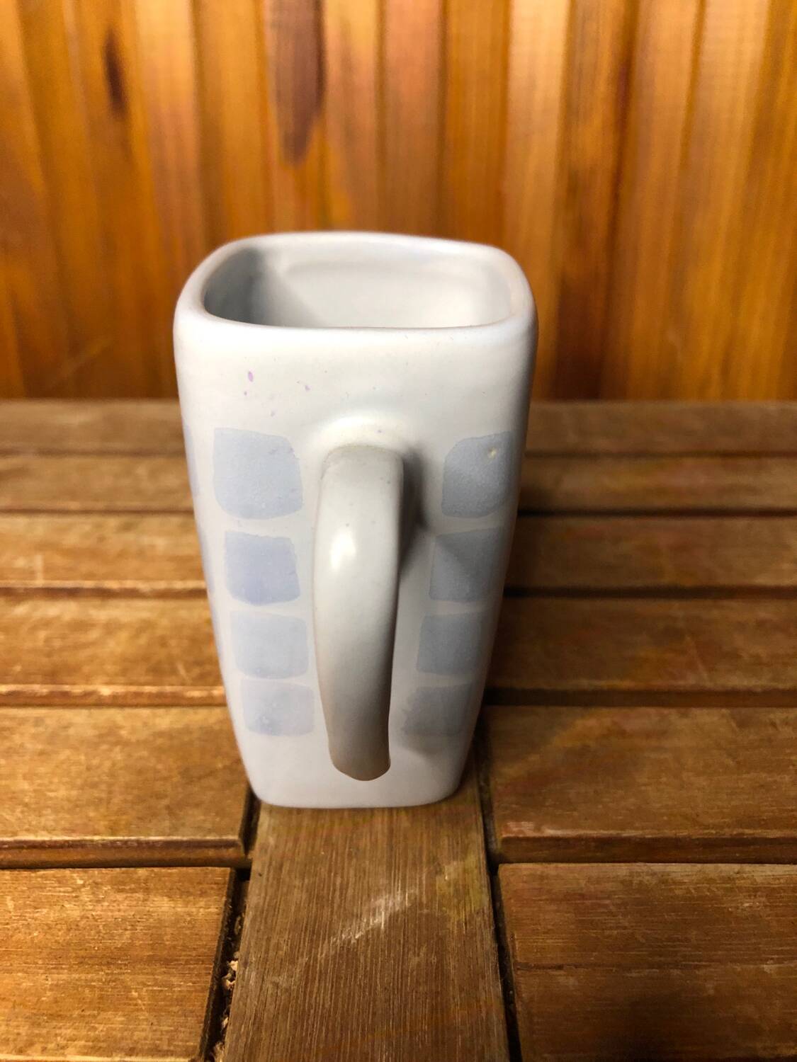 Series of 5 cups broste copenhagen vintage blue ceramic #a513