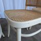 Set of 4 Thonet Style 811 Cane Chair: Josef Hoffman Mid-Century Modern Furn