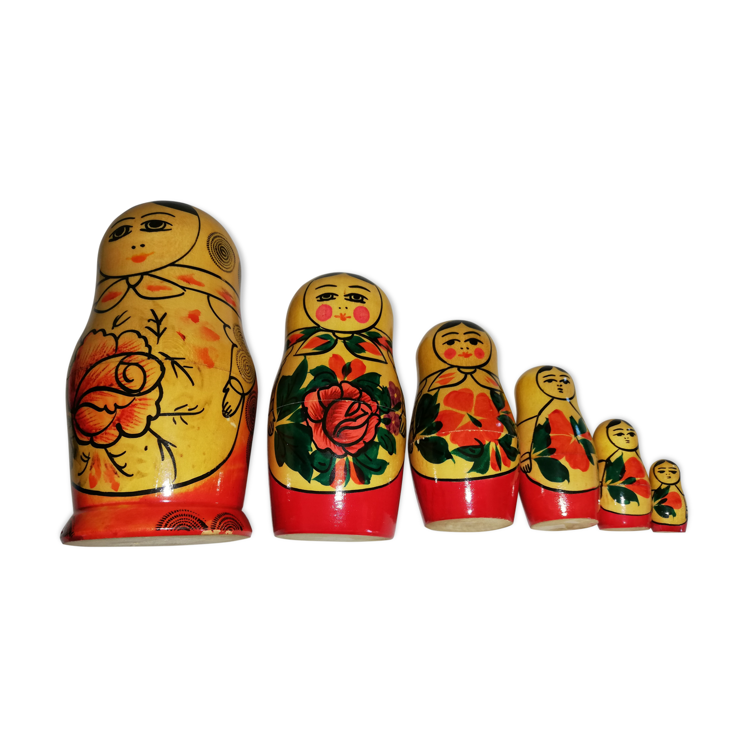 MATRIOCHKAS RUSSIAN DOLLS VINTAGE GIGOGNES