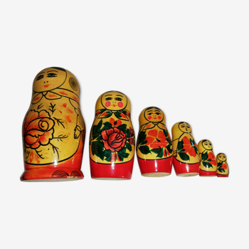 MATRIOCHKAS RUSSIAN DOLLS VINTAGE GIGOGNES