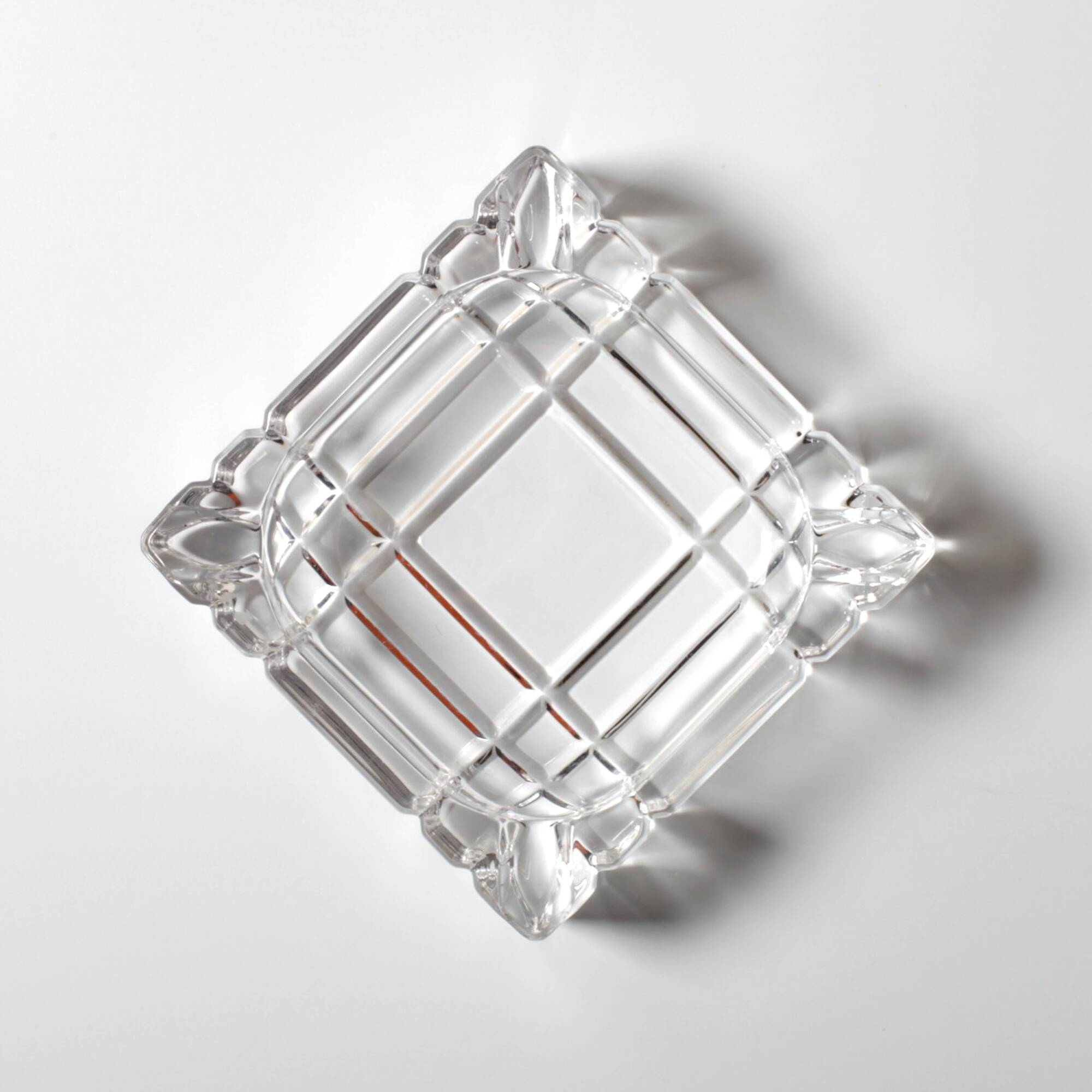 Vintage RCR Crystal Ashtray / Mid-Century Italian Glass Smokig Accesory