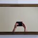Vintage mirror gilac rectangular, 70s, 60 x 40 cm
