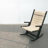 Mid-century German minimalist Safari rocking chair by Casala, 1960s.