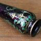 Enameled vase, art nouveau, Limoges, Jules Sarlandie