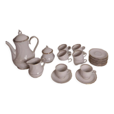 Tea or coffee set made of Bavarian porcelain