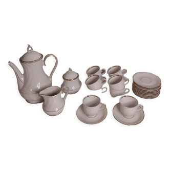 Tea or coffee set made of Bavarian porcelain