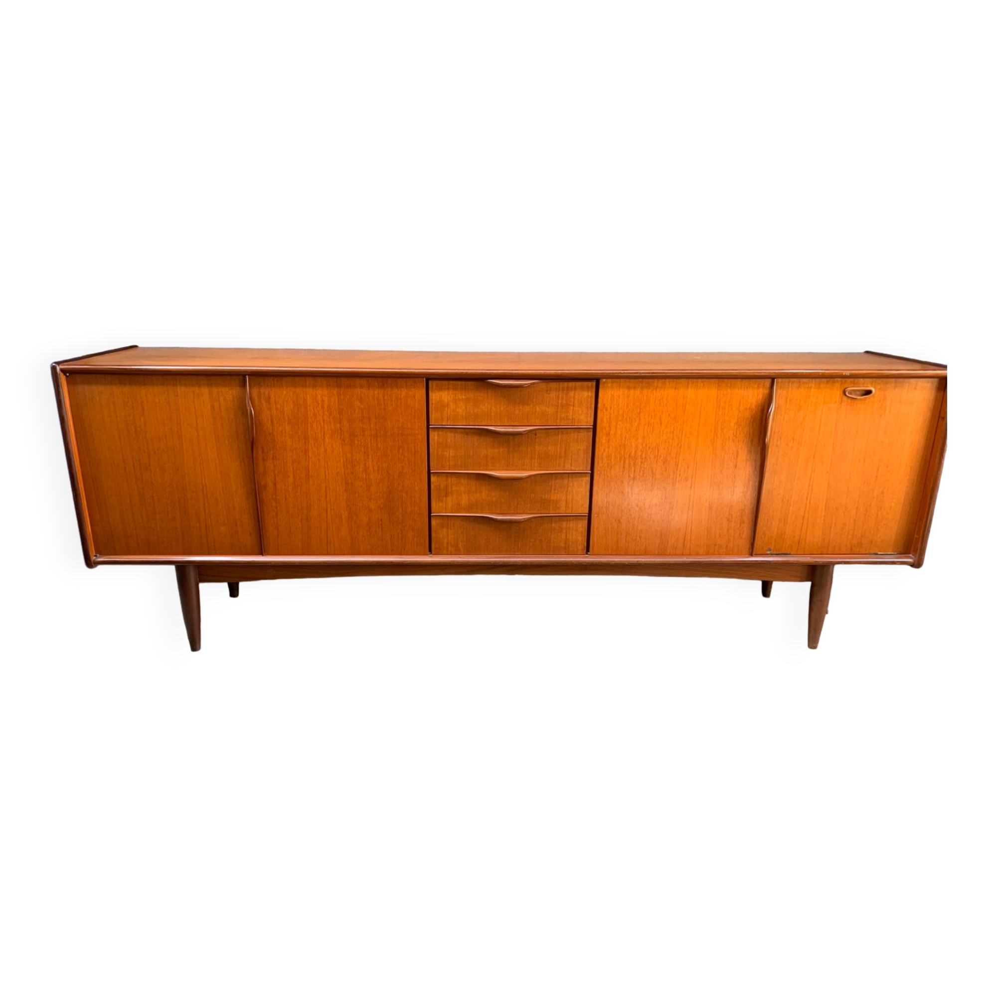 Mahogany veneer sideboard from the 60s
