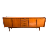 Enfilade en placage acajou années 60