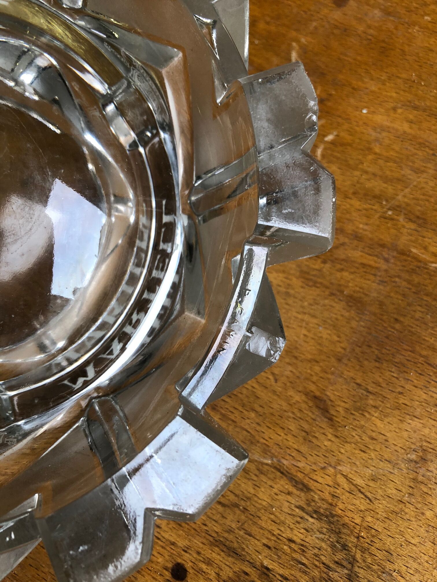 P. Camin vintage ashtray advertising cognac martell press