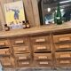 Antique haberdashery cabinet in oak