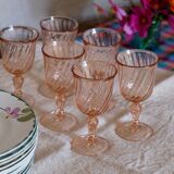 Rosaline Luminarc Arcoroc Pink Red Wine Glasses