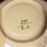 4 Quimper earthenware saucers or plates