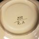 4 Quimper earthenware saucers or plates