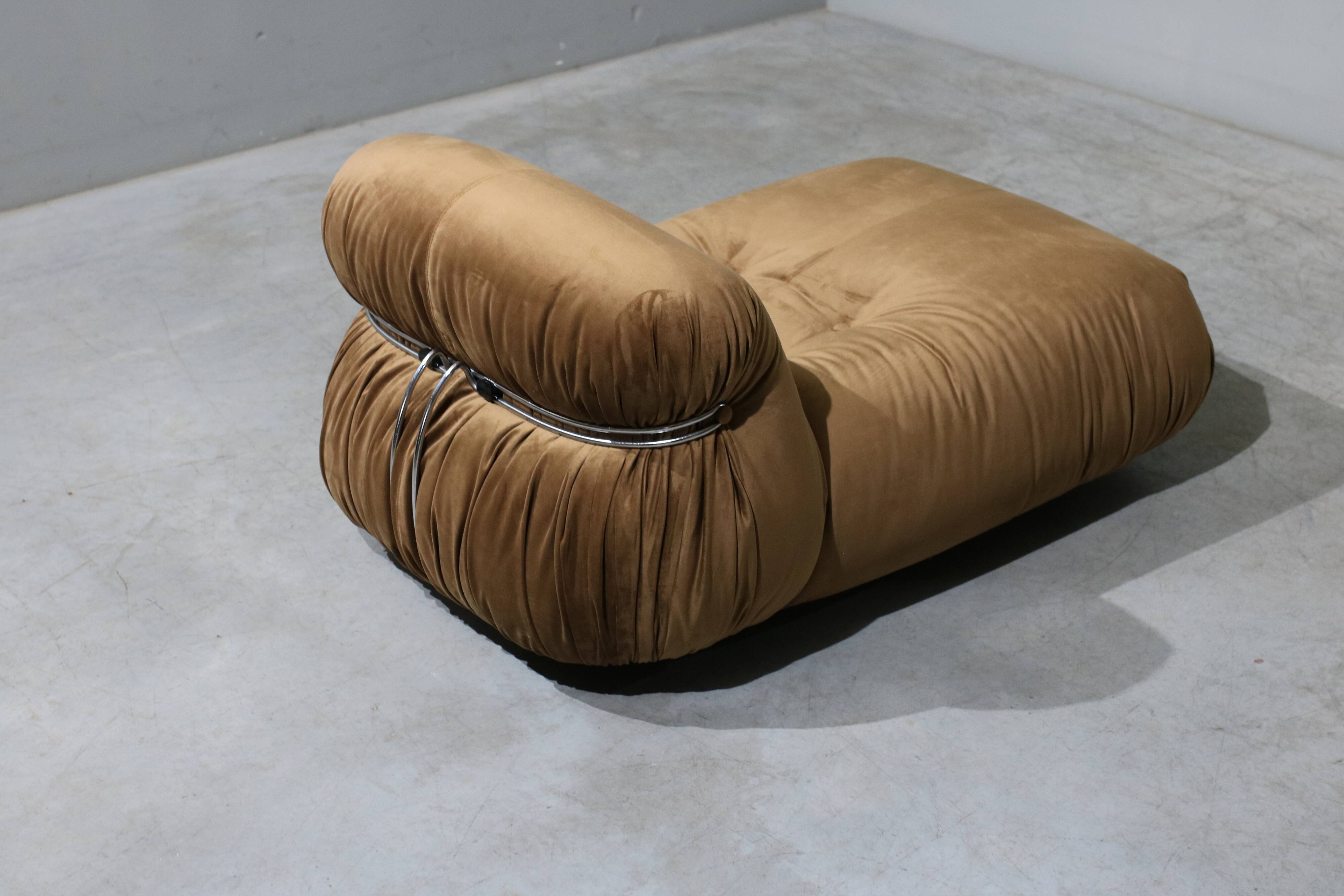 Lounge Chair and Ottoman from Afra & Tobia Scarpa for Cassina 1960s