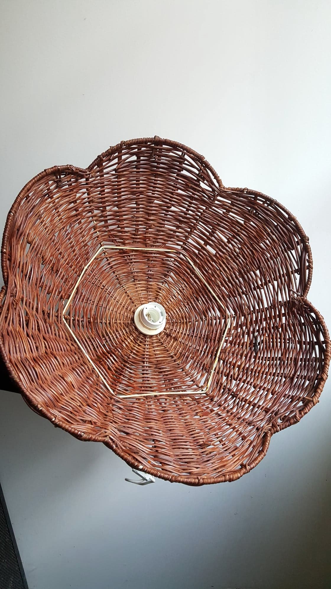 Vintage rattan hanging