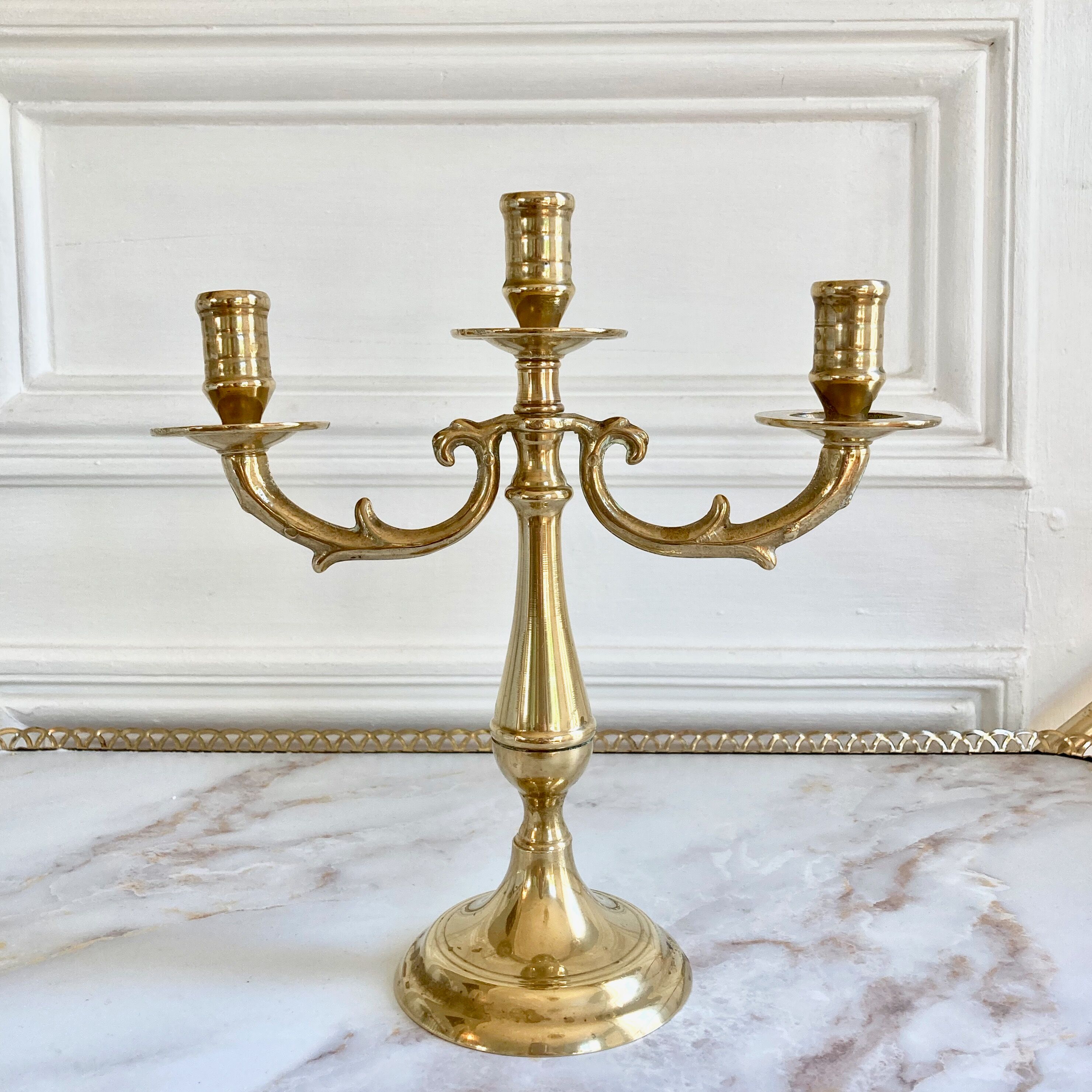 Brass candlestick