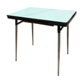 Green vintage formica table 60