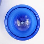 Pair of cobalt blue blown glass cups - 1970s