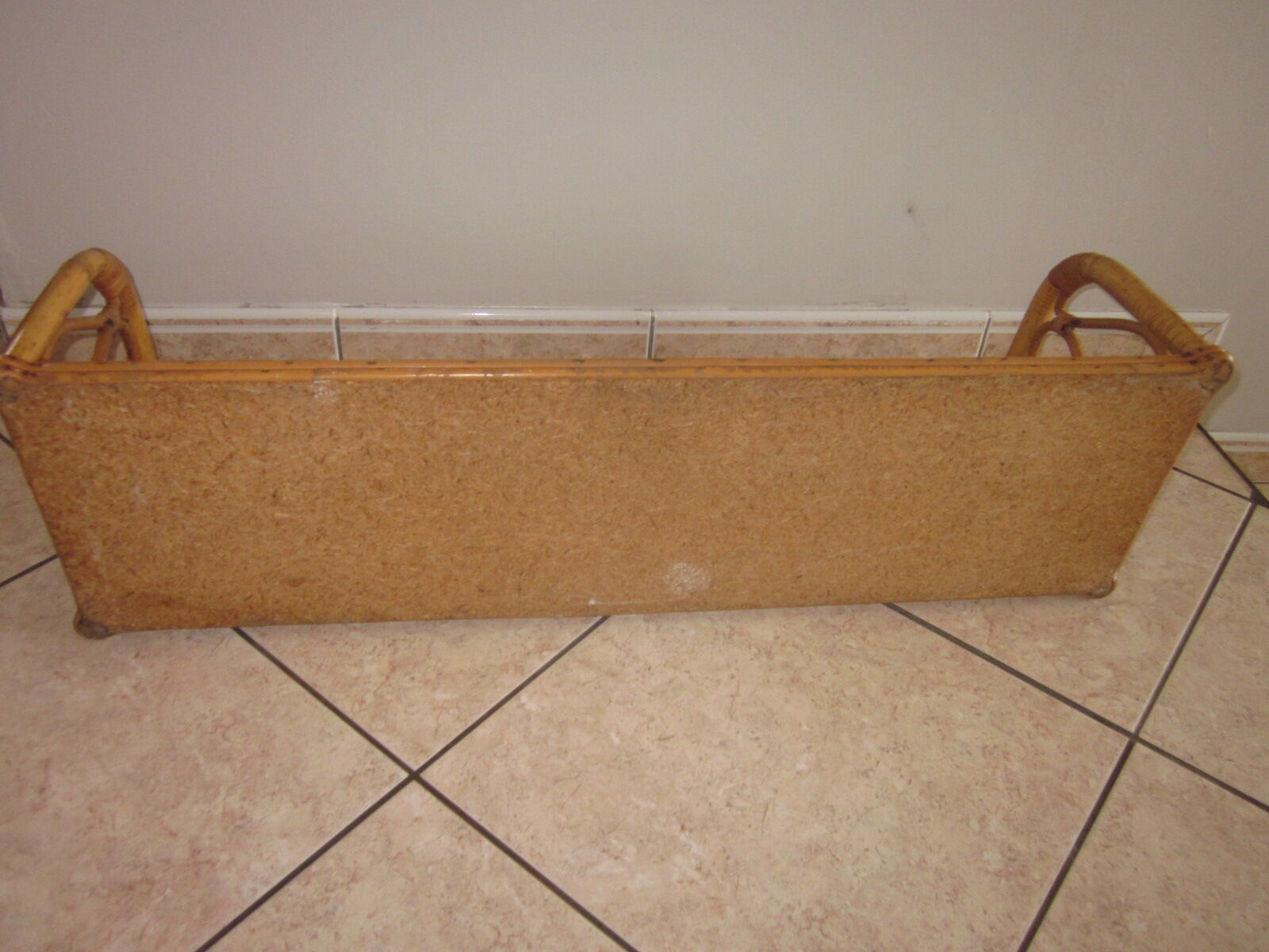 Shelf in rattan of the years 60