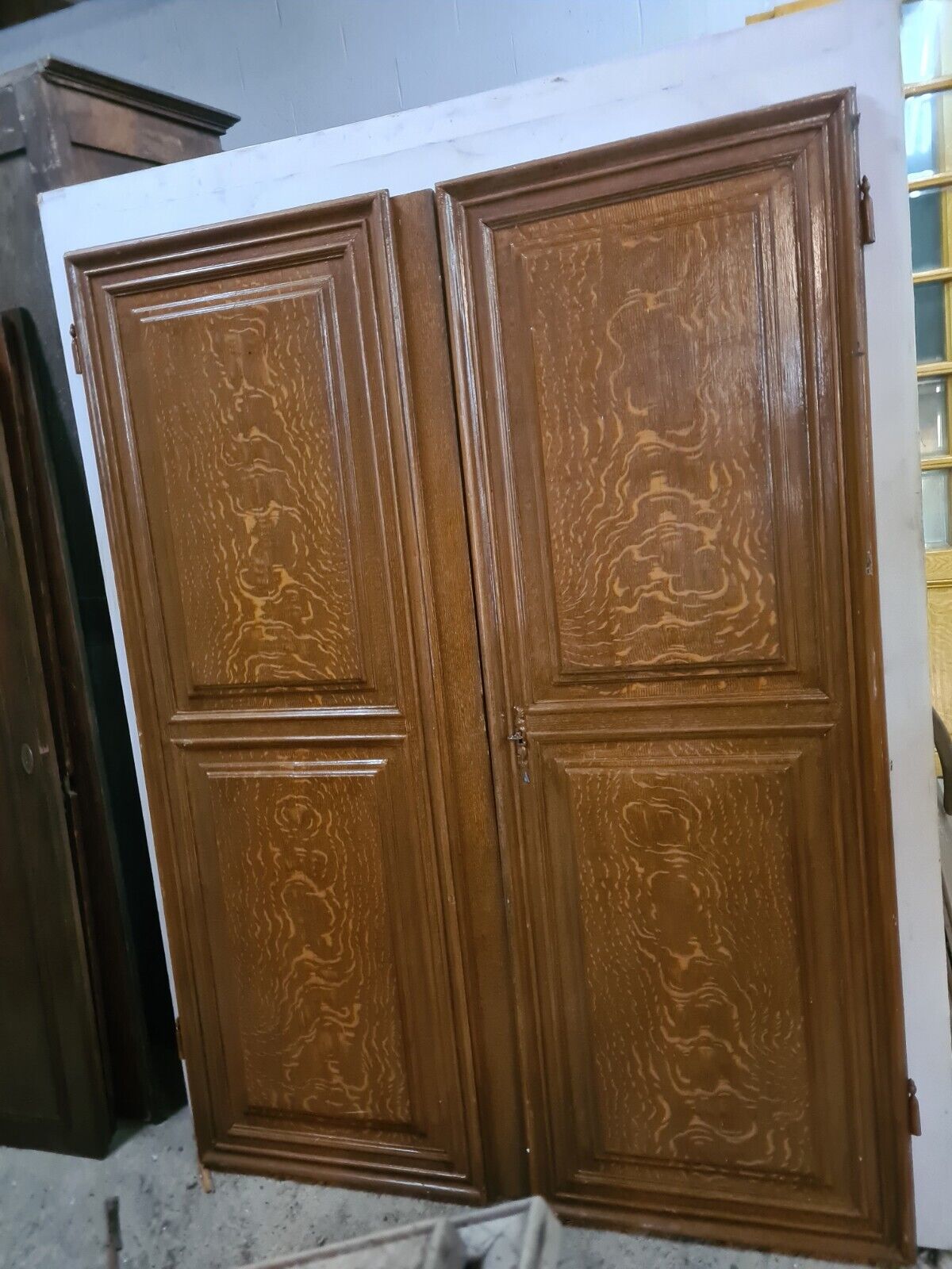 Oak closet doors