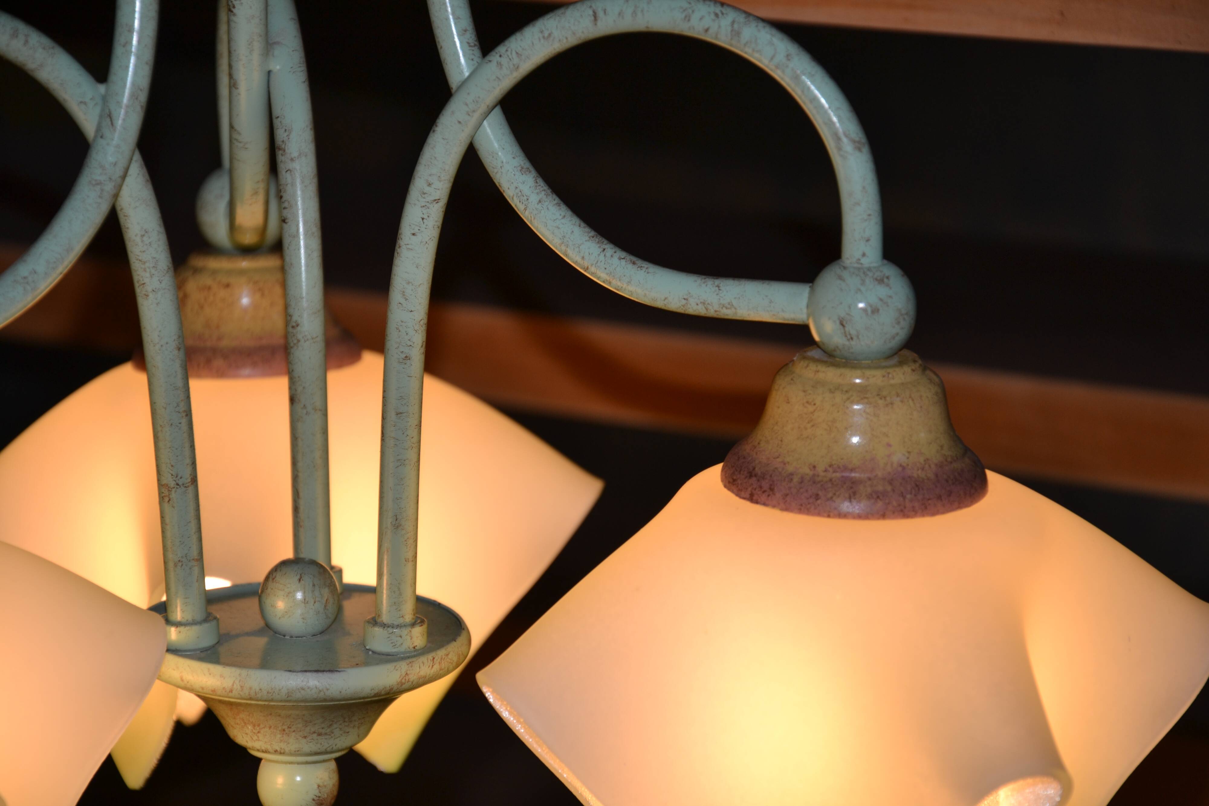 Opaline flower lustre Italy