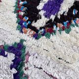 Old boucherouite berber carpet