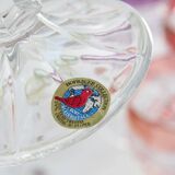 Mid-Century Hand Blown Crystal Wine Glasses from Hofbauer, Set of 6