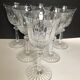 6 glasses of white wine in Saint Louis crystal, Tommy model