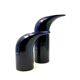 Space age set of 2 blue ceramic vase, Italy ca. 1970