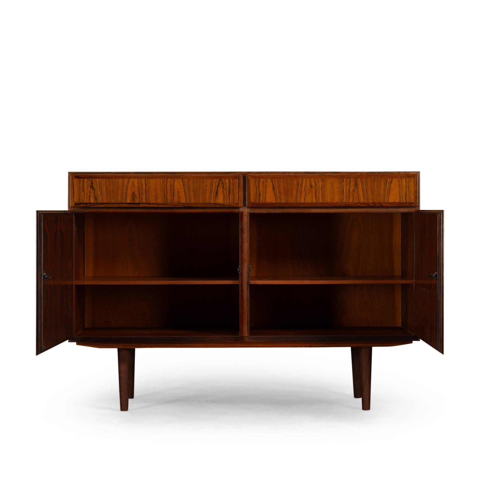 Danish Small Rosewood sideboard by Omann Jun Mobelfrabik, 1960s