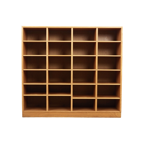 Ash bookcase, Danish design, 1960s, manufactured by SKM