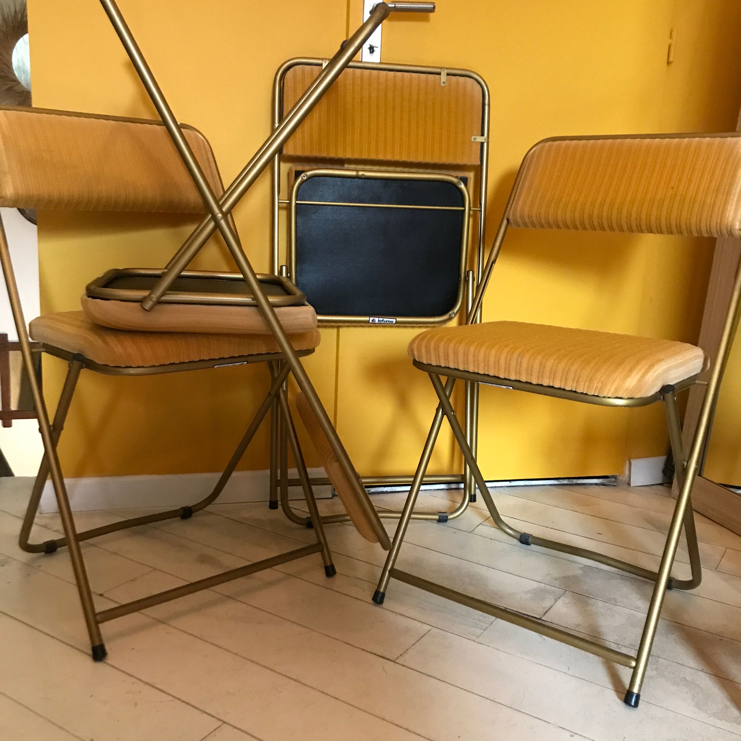 Lot de 4 chaises pliantes Lafuma